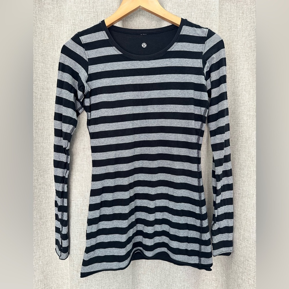 lululemon reversible soft cotton LS shirt